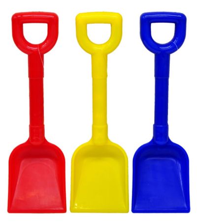 36x 10inch Plastic Sand Spade, Assorted Colours